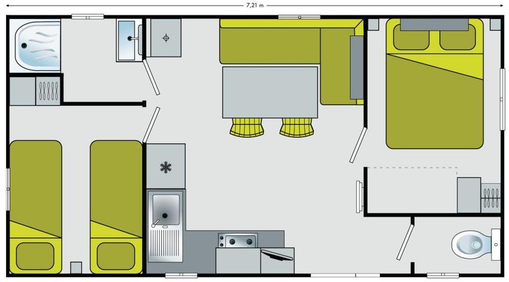 Mobil-Home 4 Pers Dans Camping 4 Etoiles 拉帕尔米雷 外观 照片